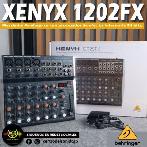 mezclador behringer xenyx1202sfx