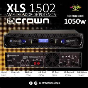 amplificador crown xls 1502 (copia)