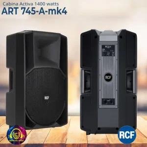 cabina activa art 745 mk4 rcf 1400watt