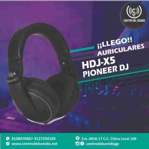 audifono hdj x5 s pioneer dj