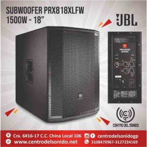 bajo activo prx818xlfw jbl