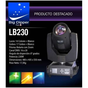 cabeza móvil lb230 big dipper 7r