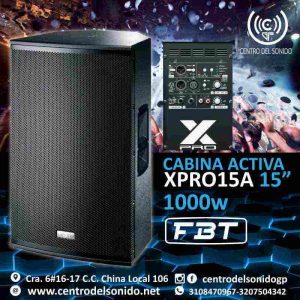 cabina activa x lite 15a fbt 1000watt