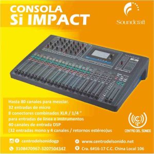 consola digital si impact soundcraft