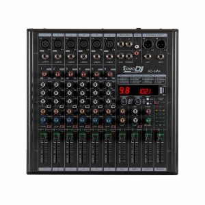 consola autoamplificada prodj ad 6ma de 6 canales 280watt