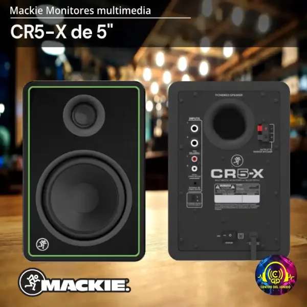 mackie monitores multimedia cr5 x de 5 pulgadas