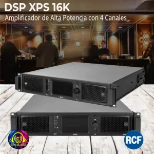 amplificador de alta potencia con 4 canales y dsp xps 16k