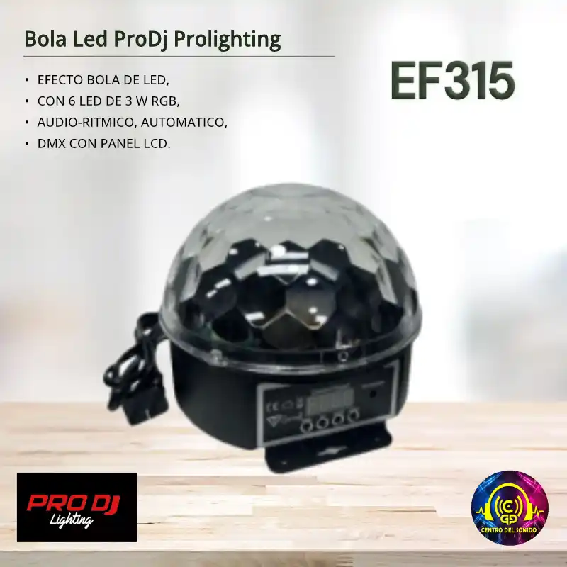 bola led ef315 prodj prolighting