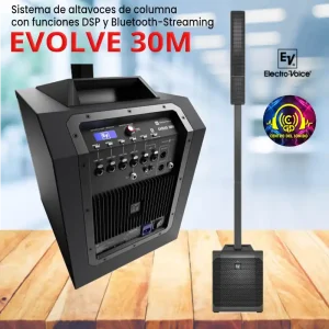 evolve30m electro voice sistema portátil 1000w