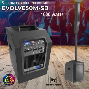 sistema de columna portátil electro voice evolve evolve50m sb