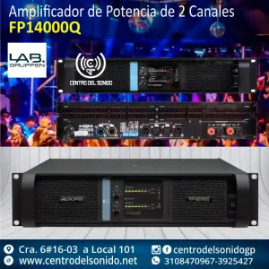 amplificador de potencia profesional fp14000 clase td