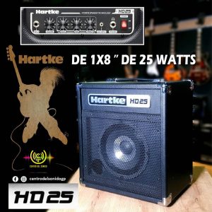 amplificador de bajo electrico hmhd25 de 25w