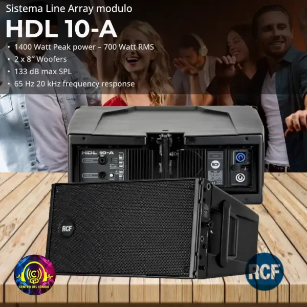 sistema line array modulo hdl 10 a