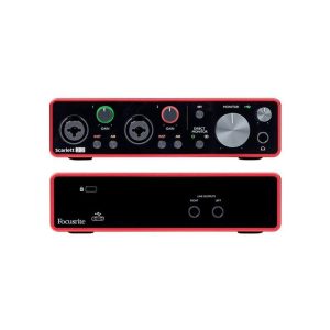 interfaz de audio scarlett 2i2 mk3 focusrite 3ra gen