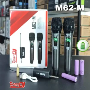 microfono doble de mano m62m