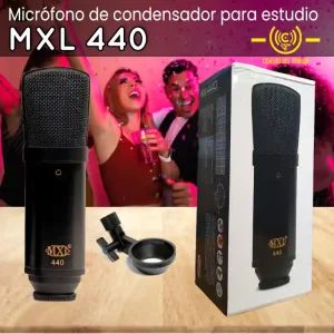 micrófono de condensador para estudio mxl440