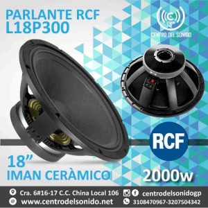 parlante l18p300 rcf 2000watt