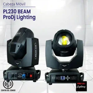 cabezal móvil pl230 beam de pro dj lighting