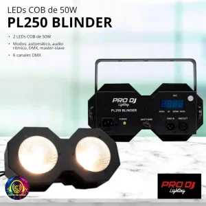 leds cob de 50w pl250 blinder prodj lighting