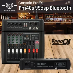 consola pro dj pm40s 99dsp bluetooth