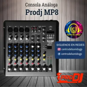 consola análoga prodj mp8