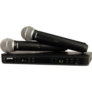 mic inalÁmbrico shure blx288/pg58 j10