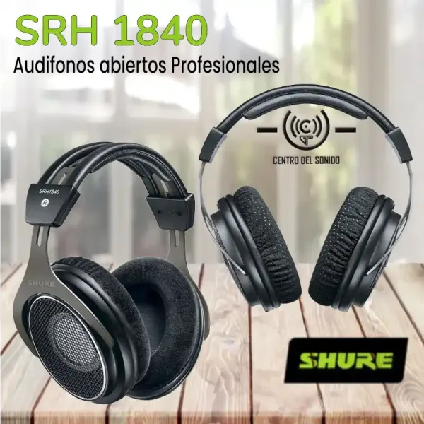 audifonos abiertos profesionales srh1840