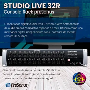 presonus studiolive 32r 34 entradas