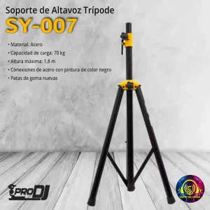 soporte de altavoz trípode sy 007 de pro dj