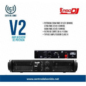 amplificador prodj v2