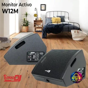 monitor activo coaxial w12m de pro dj