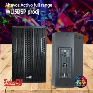 altavoz activo full range wl15dsp de pro dj