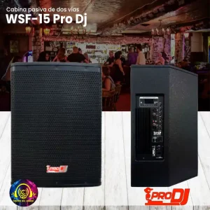 cabina pasiva de dos vías wsf 15 pro dj