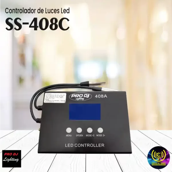 controlador de luces led ss 408c