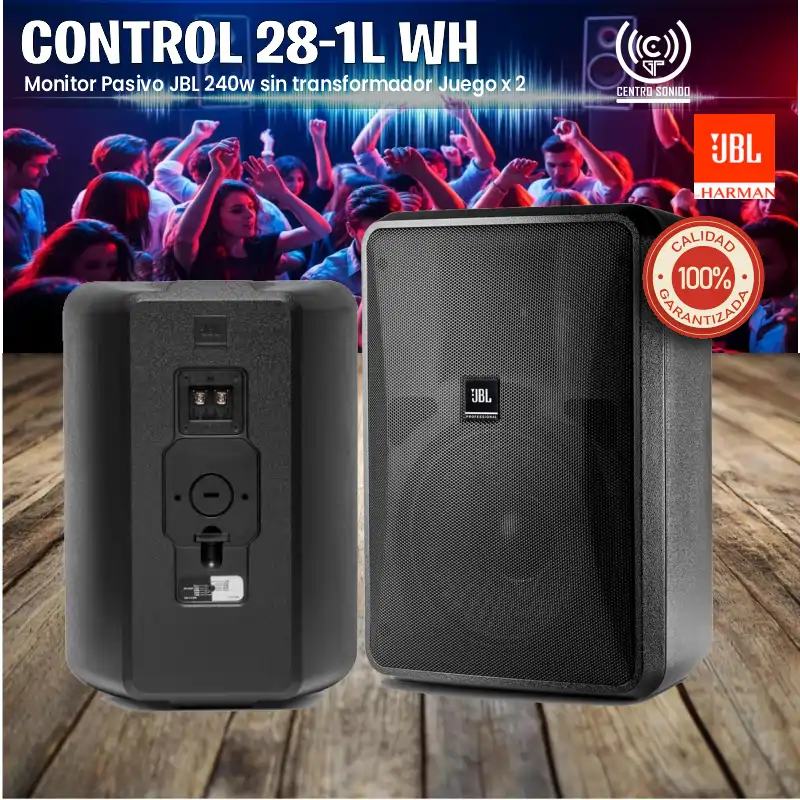 juegox 2 control 28 1l wh monitor pasivo jbl 240w sin transformador
