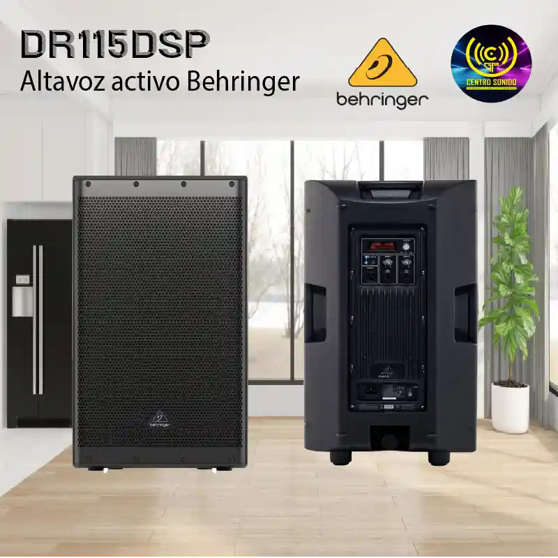 altavoz activo behringer dr115dsp