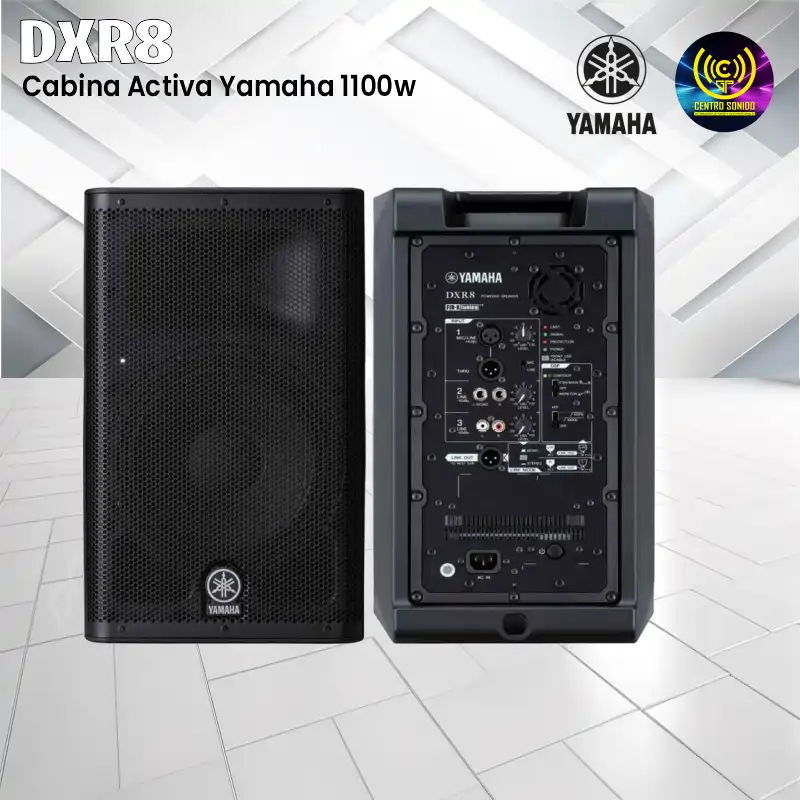 cabina activa dxr8 yamaha 1100w