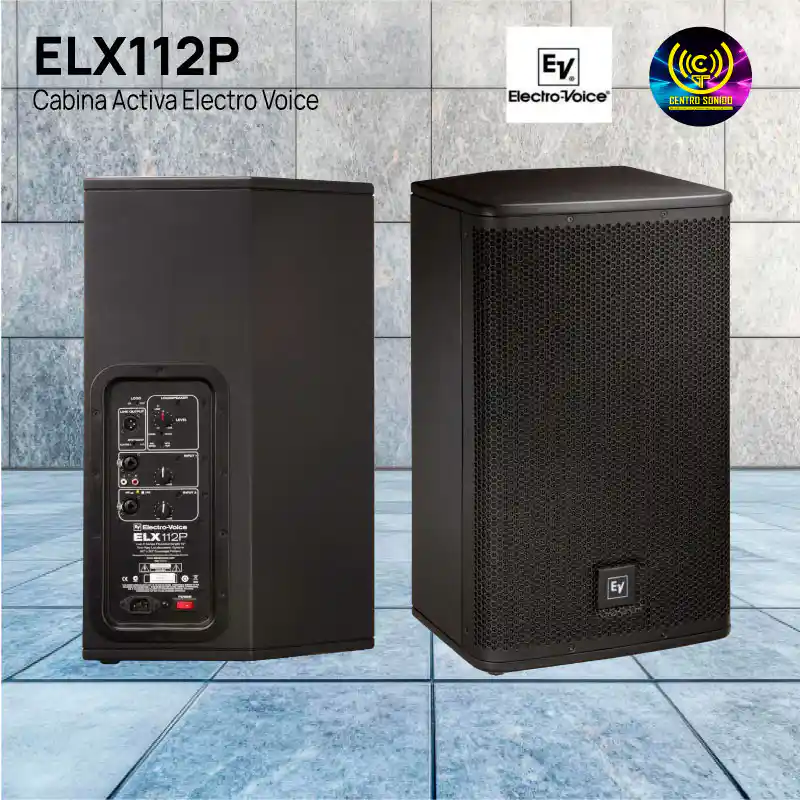 cabina activa elx112p electro voice