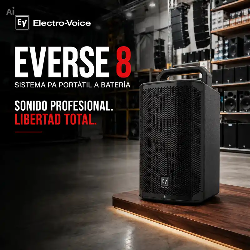 electro voice everse8 portable 400w