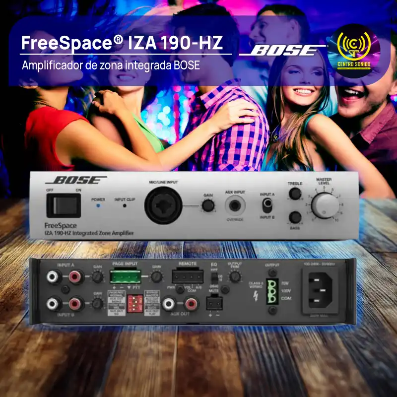 amplificador bose freespace® iza 190 hz