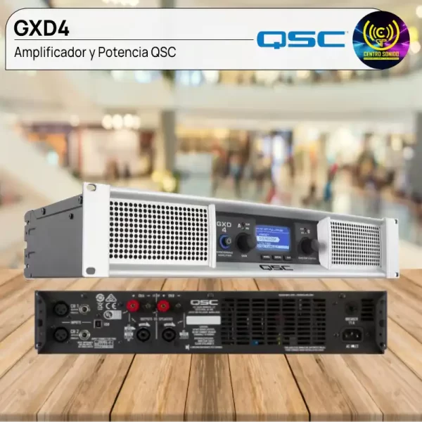 amplificador gxd4 qsc