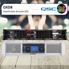 amplificador de audio qsc gxd8
