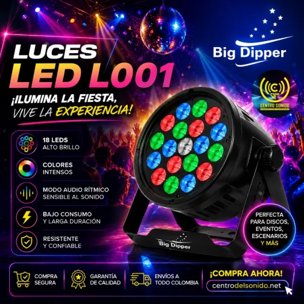 luces big dipper led l001