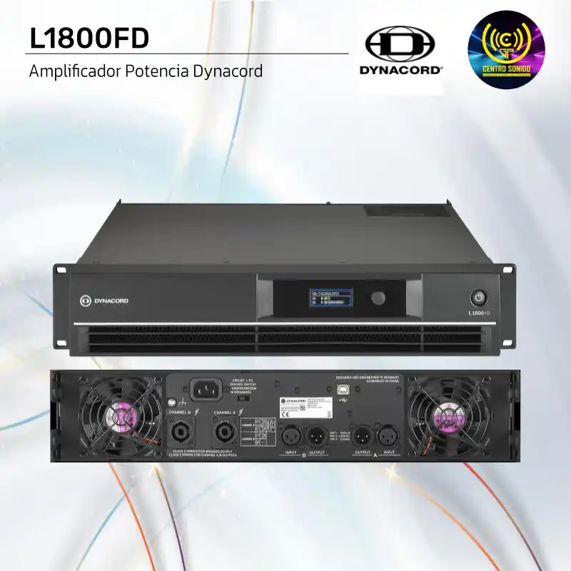 amplificador l1800fd dynacord