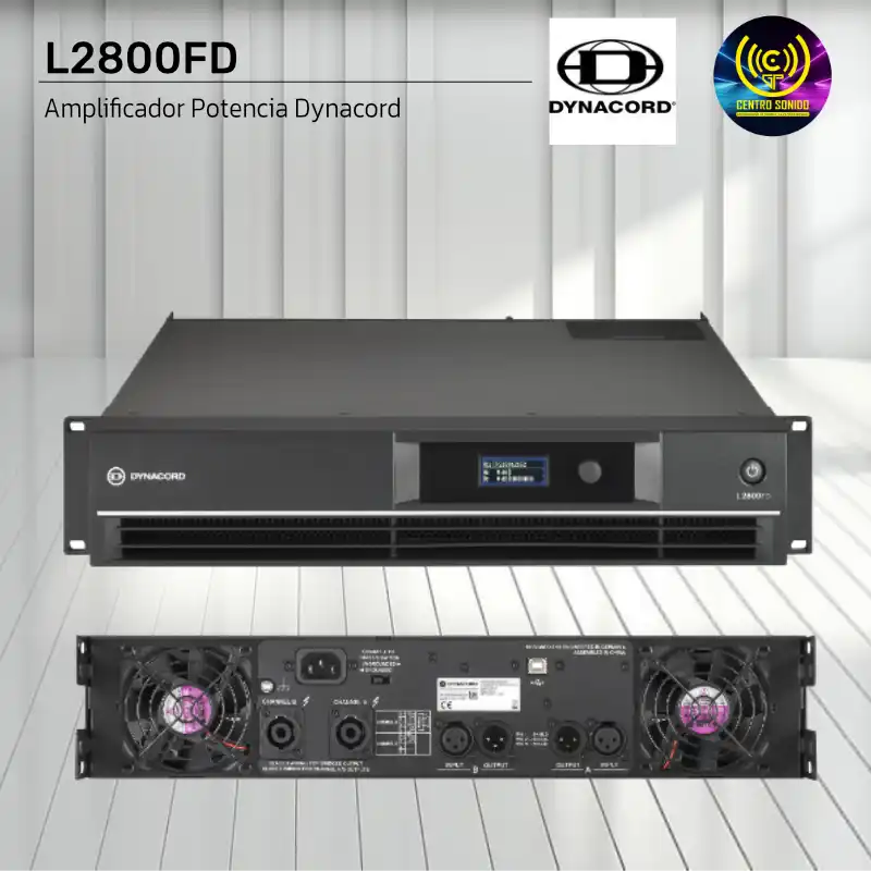 amplificador l2800fd dynacord