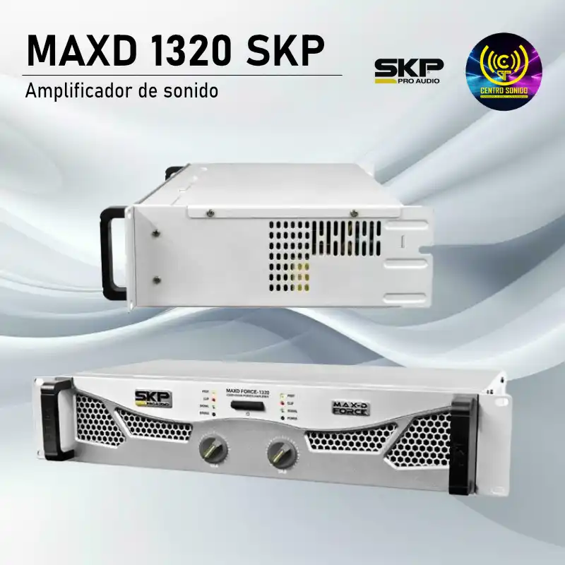 amplificador de sonido maxd 1320 skp