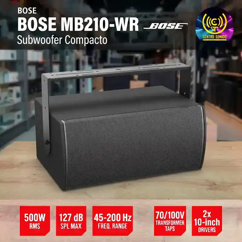 subwoofer compacto mb210 wr de bose