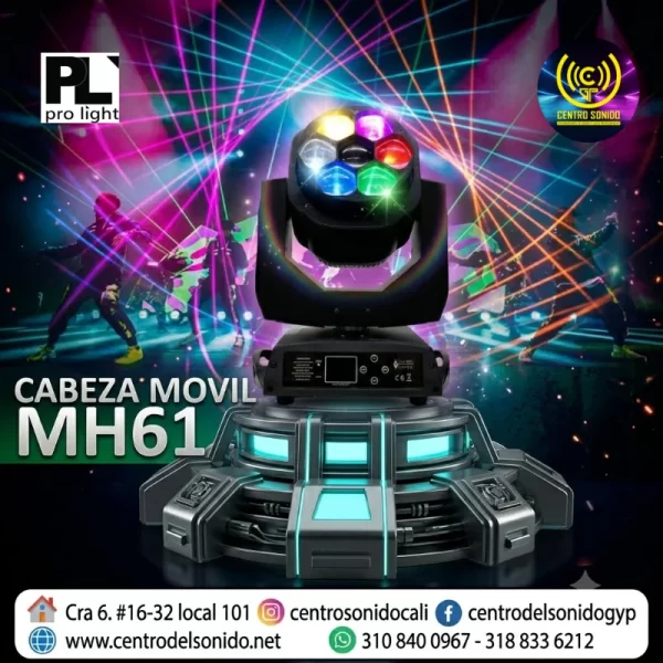 cabeza movil mh61 pl pro light