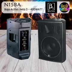 bajo activo n15ba beta 3 400watt