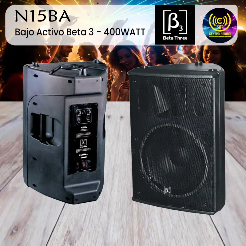 bajo activo n15ba beta 3 400watt